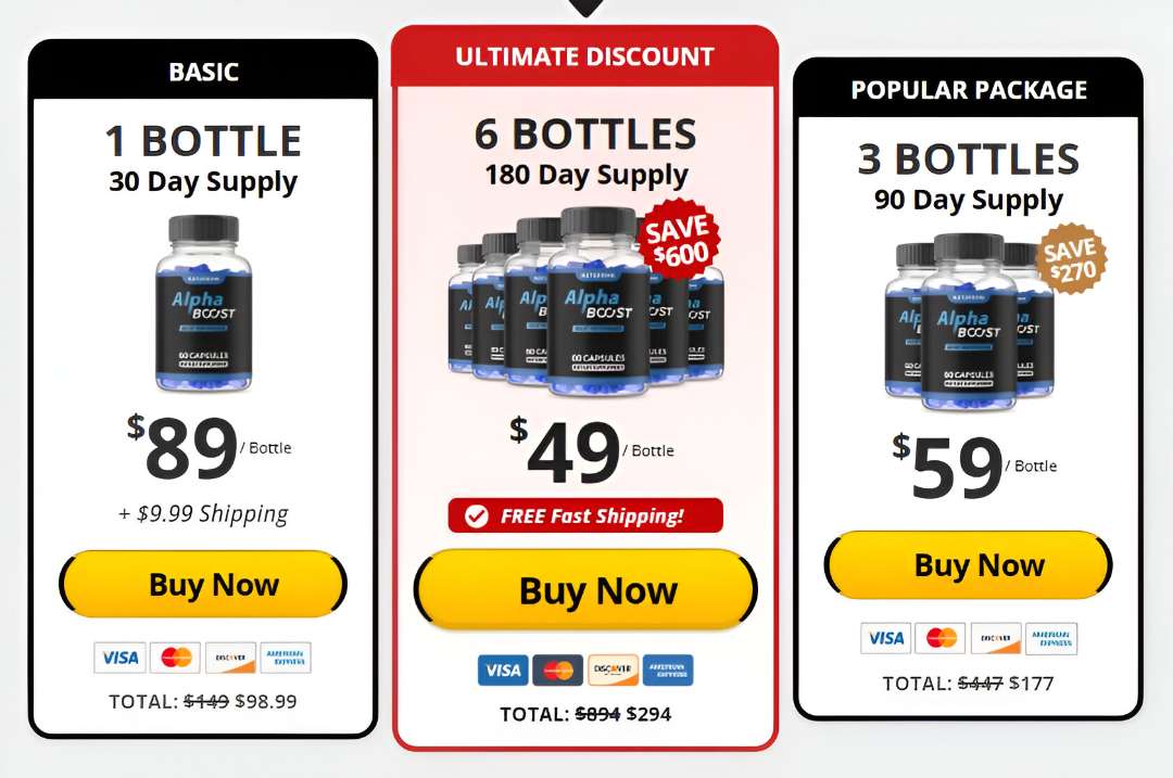 Alpha Boost Price